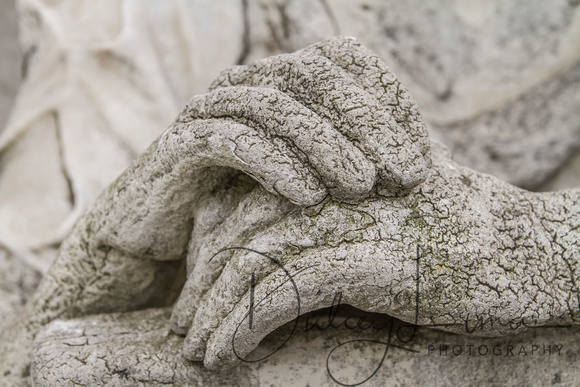Weathered Hands of the Angel
