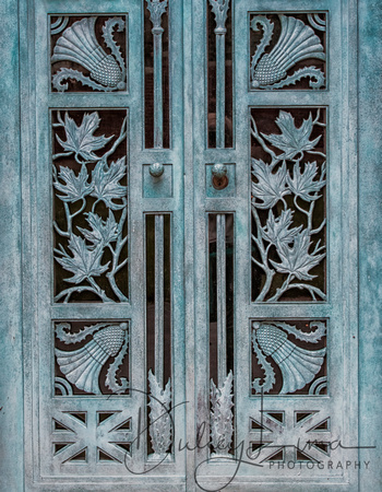 Bronze Botanical Door