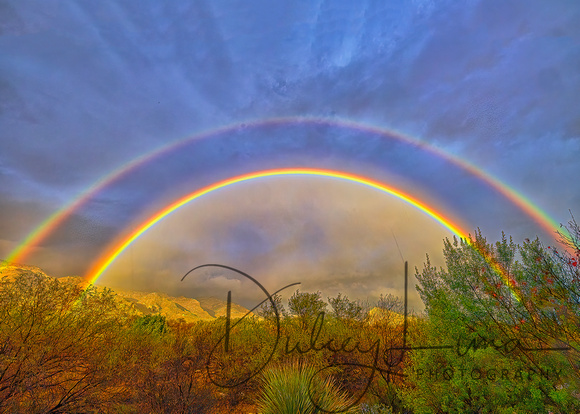 Double Rainbow Over the Catalinas