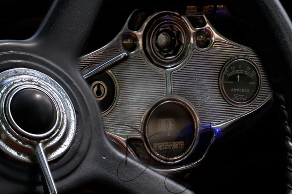 Vintage Dash and Steering Wheel