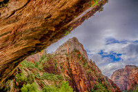 Zion View Under the Weeping Rock