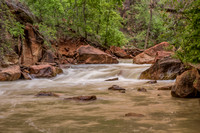 Smooth Virgin River in Zion