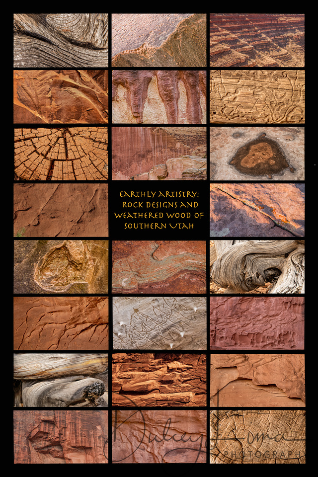 Earthly Artistry:  Rock Designs and Weathered Wood of Southern Utah